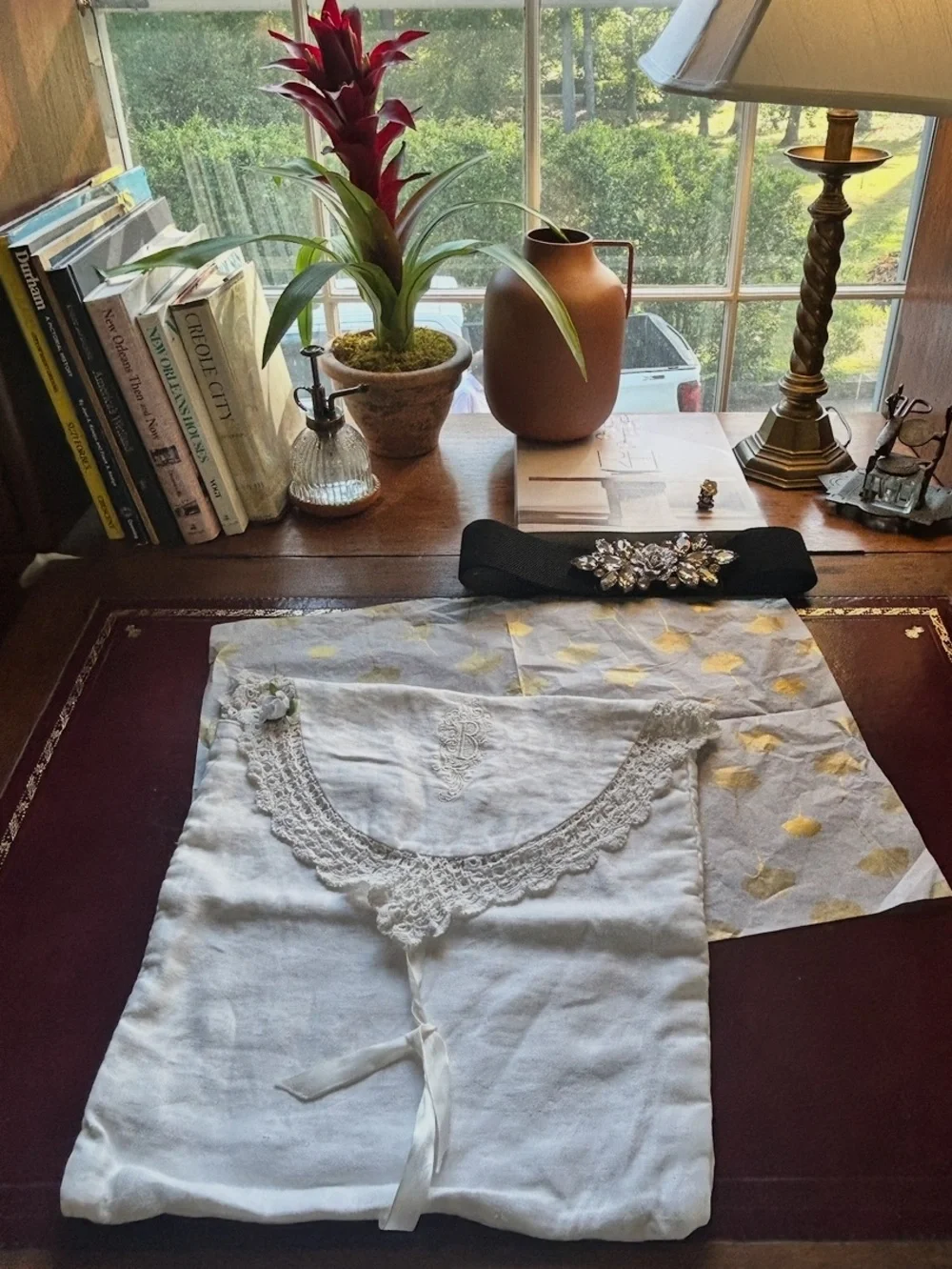 Antique cover restore upcycle